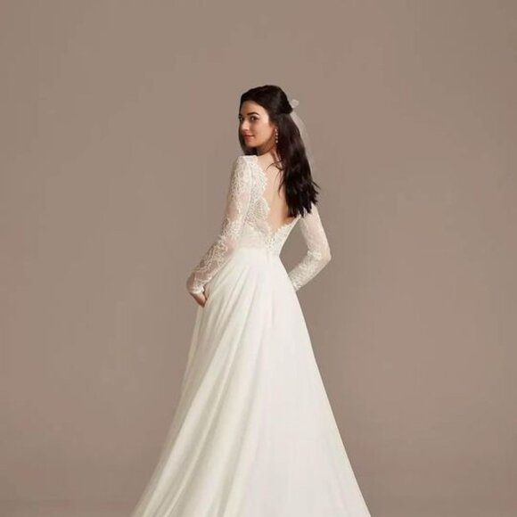 David's wedding bridal dress (size 6) - Picture 2 of 10